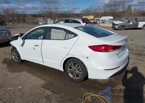 2018 Hyundai Elantra Value Edition z USA, uszkodzony, nr VIN 5NPD84LF8JH345105